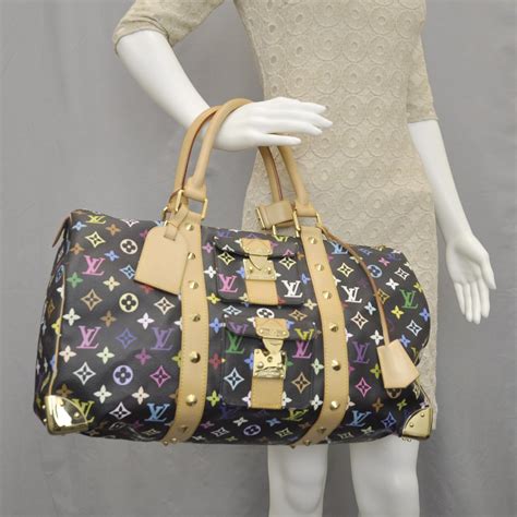 louis vuitton black multicolor